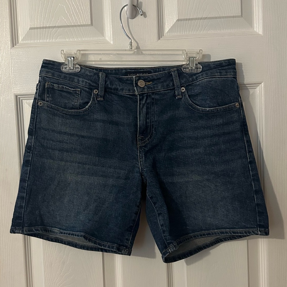 The Lucky Brand Rollup Jean Shorts